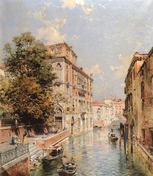 弗朗玆 理查德 翁特貝格爾 A View in Venice